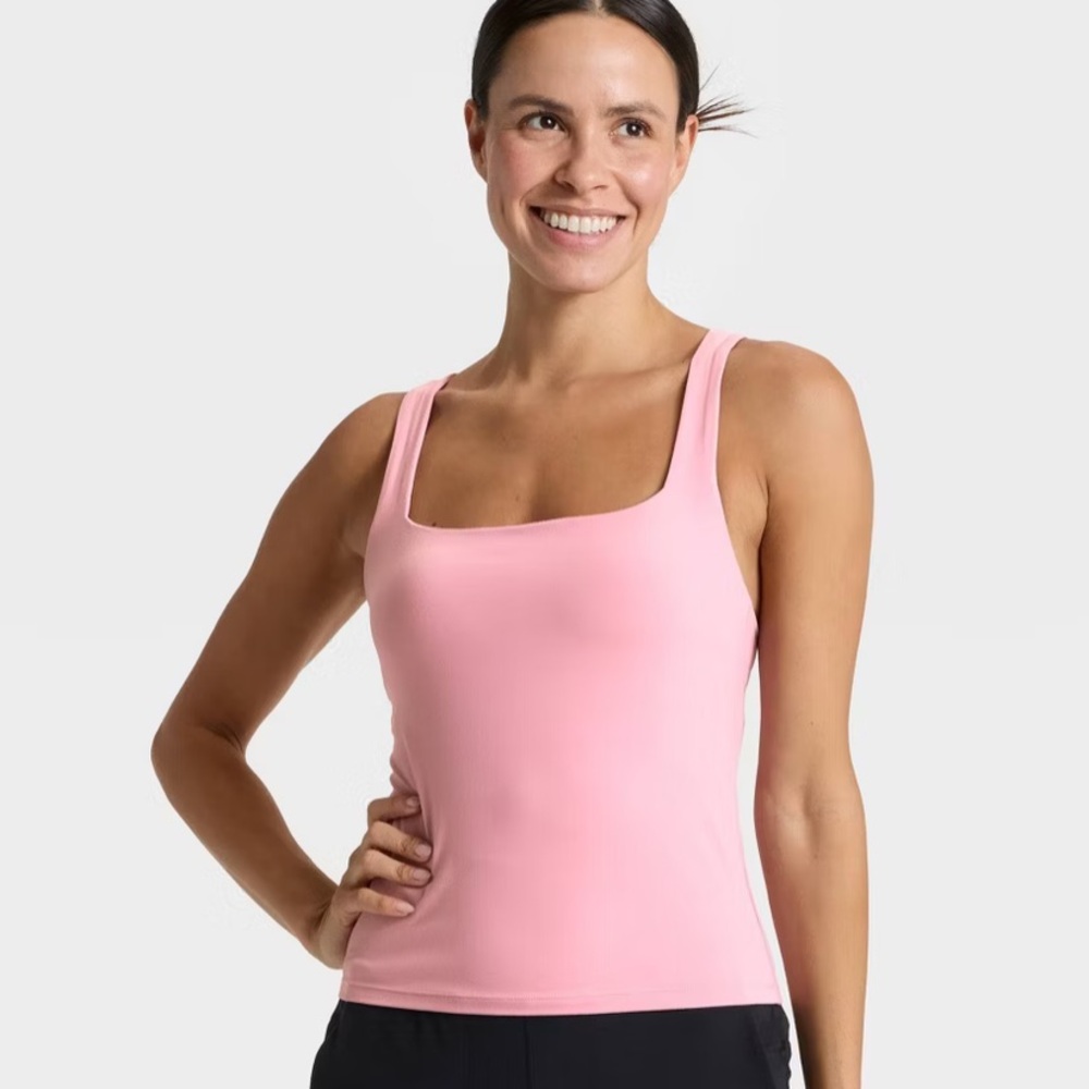 Women's Everyday Soft Square Neck Support Tank Top